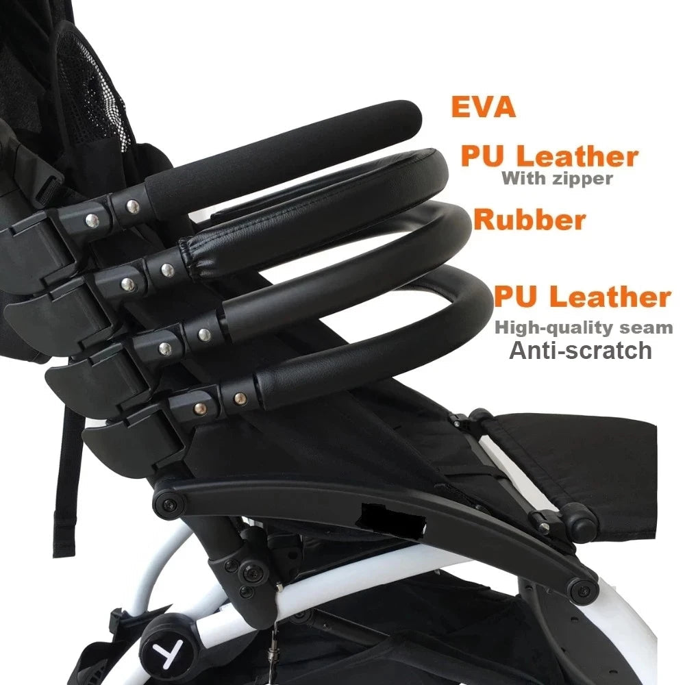 MomTan® Baby Stroller Accessories Armrest Compatible with Babyzen YOYO YOYO 2 YOYO 3 strollers , Pushchair Front Bumper Bars Quick Pick Grocers