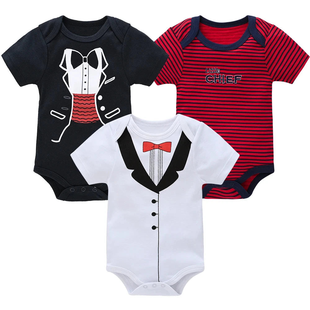 3/6 pcs a lot Baby Girls Clothes  pour nouveaux Cotton Short Sleeve Girl Bodysuit 0-12 Months Newborn Boys Clothing Toddler Econic Blanks