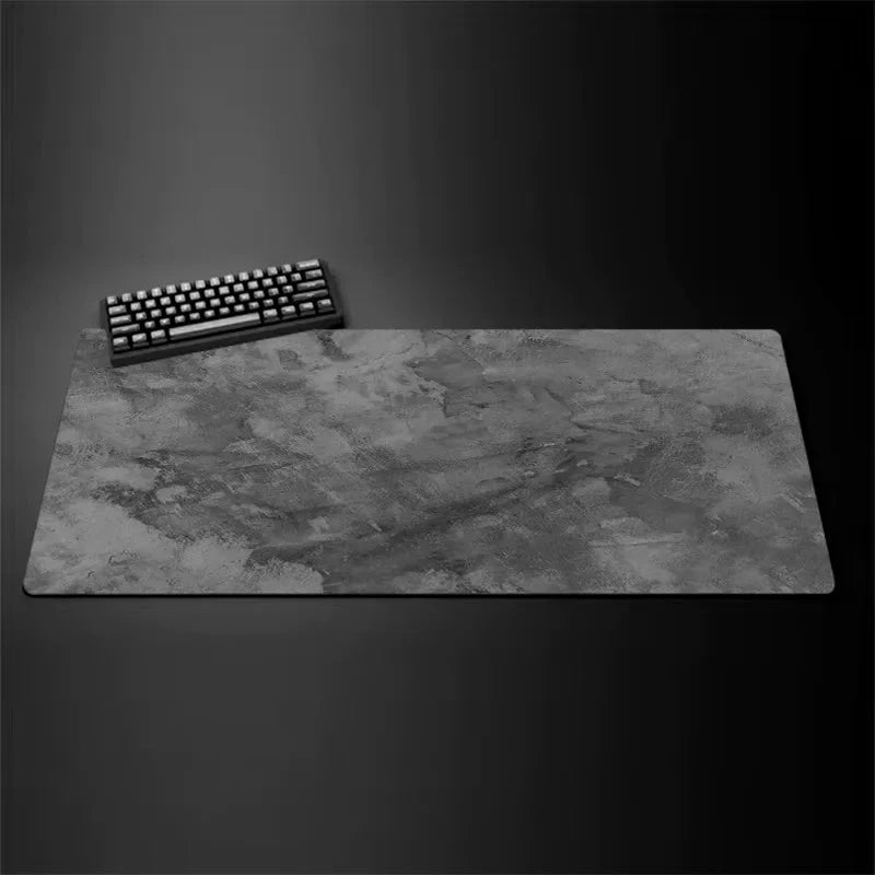 Gray mouse pad Large/Small overlocked mousepad xxl desktop keyboard table pad gray series game desk mat computer accessories Econic Blanks