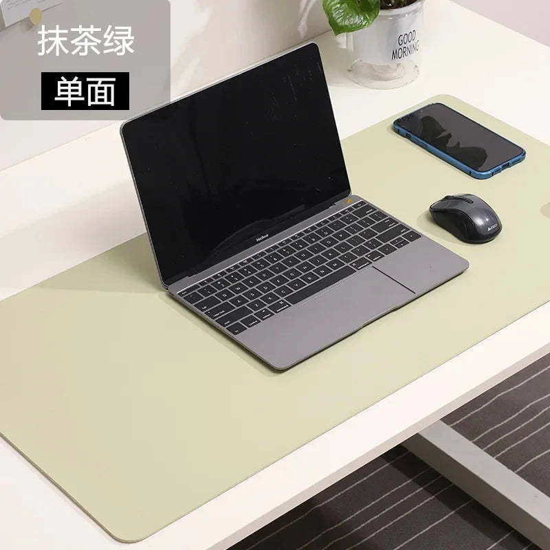 white mousepad Portable Mouse pad large Gaming Waterproof Non-slip PU Suede Desk Mat Computer Keyboard desk pad Mats Econic Blanks