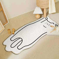 Irregular Cartoon Animal Imitation Cashmere Carpet,living Room, Coffee Table,floor Mat, Bedroom, CHILDREN'S Room, Thickened Quick Pick Grocers