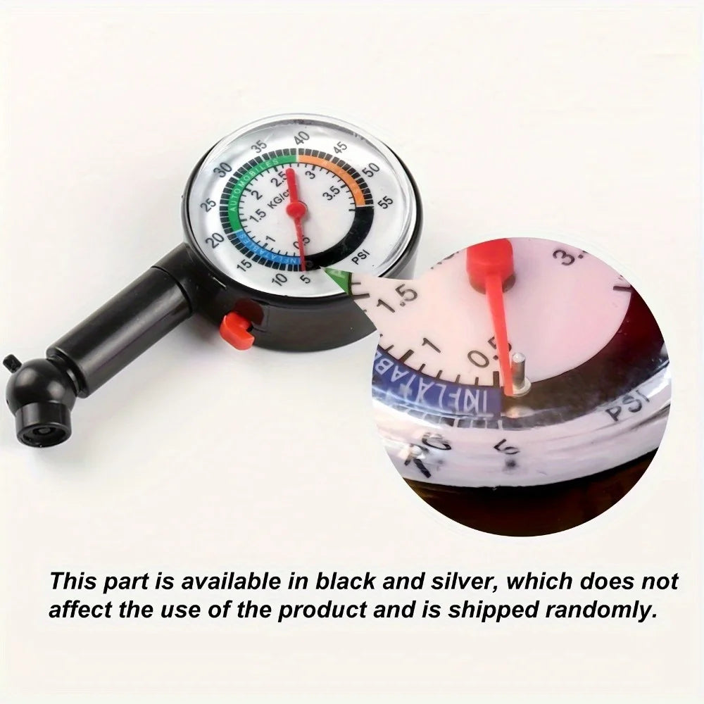1pc Tire Pressure Gauge Car Tire Pressure Meter Car Tire Pressure Watch High Precision Tire Pressure Monitor Quick Pick Grocers