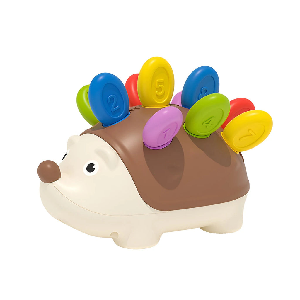Children's educational puzzle toy featuring stuffed hedgehog, with number matching and assembly features Quick Pick Grocers