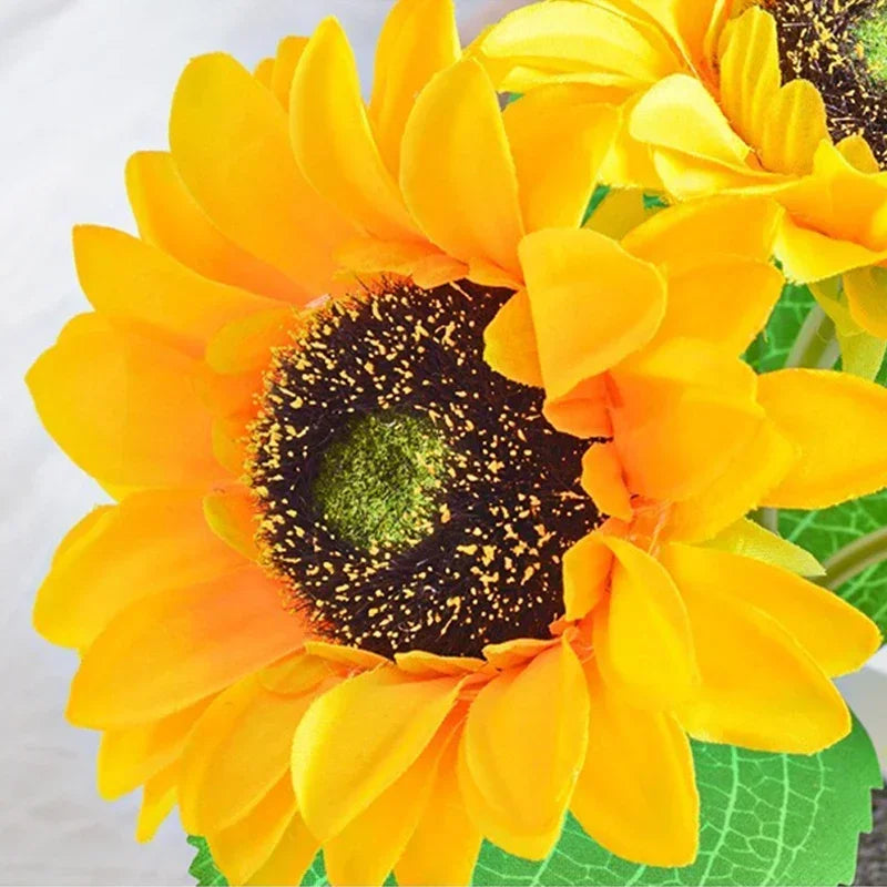 3 LED Night Light Rechargeable Sunflower Lights Interior Lighting Bedroom Bedside Desktop Decoration Table Lamp Night Lamps Quick Pick Grocers