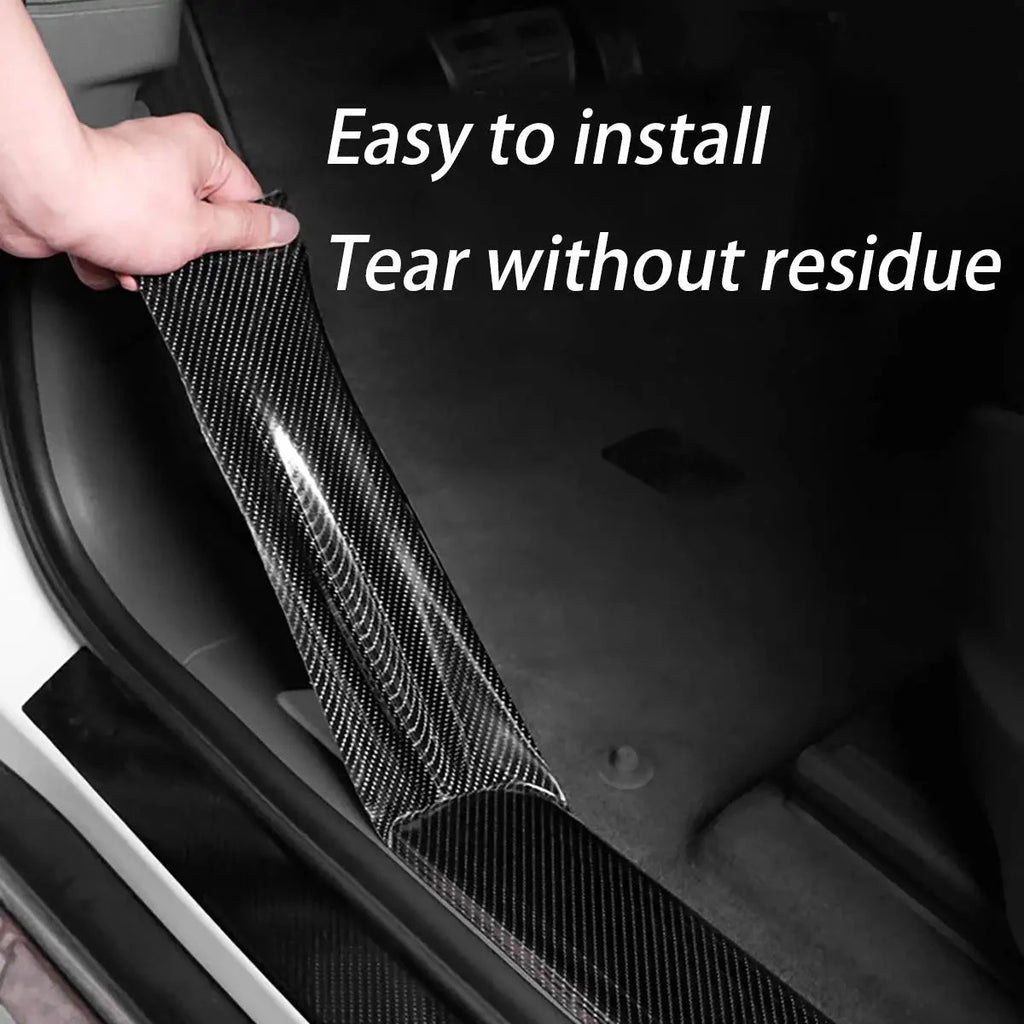 1–10M Nano Carbon Fiber Car 3D Tape Sticker – Door Edge, Mirror Protector Strip, Waterproof DIY Adhesive Protective Film Econic Blanks