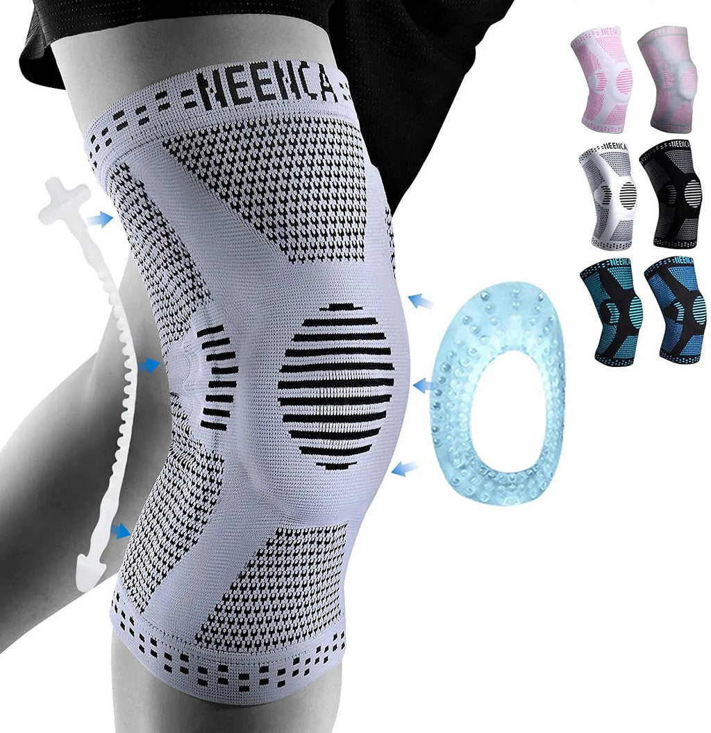 NEENCA Copper Knee Brace Knee Support with Patella Gel Pad &Side Stabilizers for Knee Pain Sport Arthritis ACL Joint Pain Relief Quick Pick Grocers