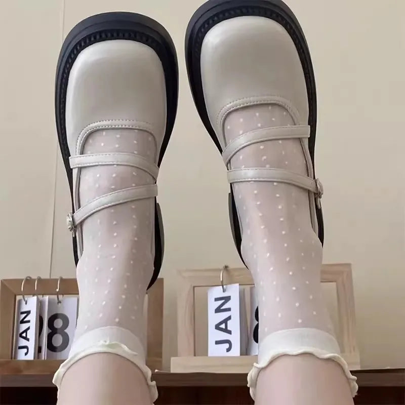 3pairs Summer Lace Bow Mesh Thin Low Tube Socks for Women Lolita Cute Aesthetic Black White JK Short Stockings New Fashion Socks Quick Pick Grocers