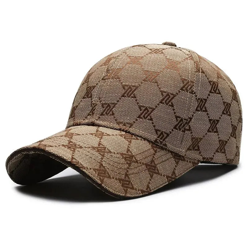Four Seasons New Sunscreen Three-Line Sewn Baseball Cap Men's And Women's Casual Cap Net Red Distressed 1841 Hat Quick Pick Grocers