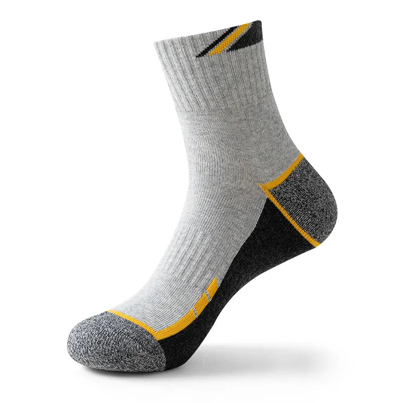 Professional Tennis Cotton Socks Towel Bottom Sports Color Matching Elite Men's Tube Business Running Basketball Socks Thickened Quick Pick Grocers