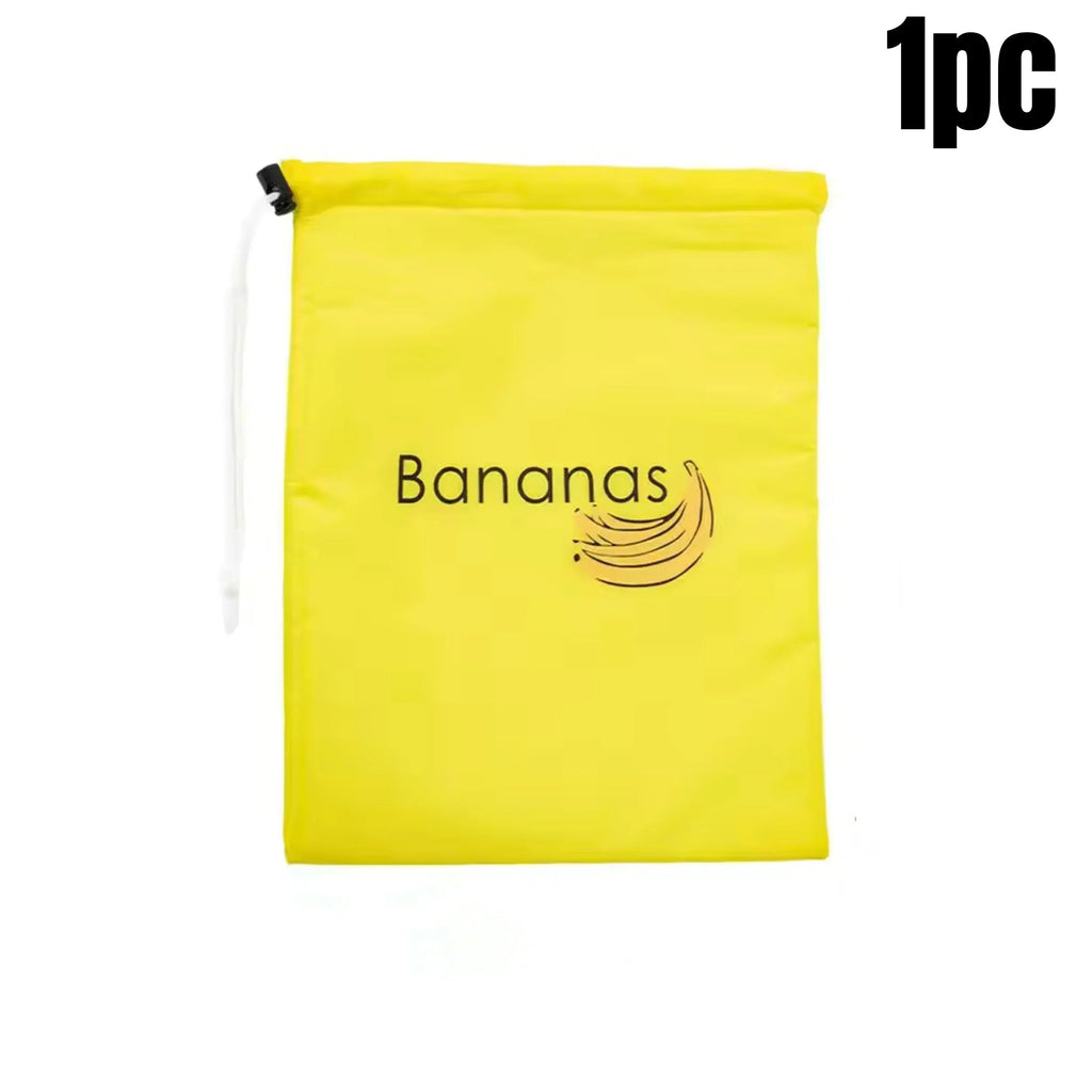 1Pcs Durable Yellow Banana Storage Bags Insulated Fruit Vegetable Fresh-keep Bundle Pocket Drawstring Banana Preserve Bag Econic Blanks