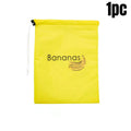 1Pcs Durable Yellow Banana Storage Bags Insulated Fruit Vegetable Fresh-keep Bundle Pocket Drawstring Banana Preserve Bag Econic Blanks