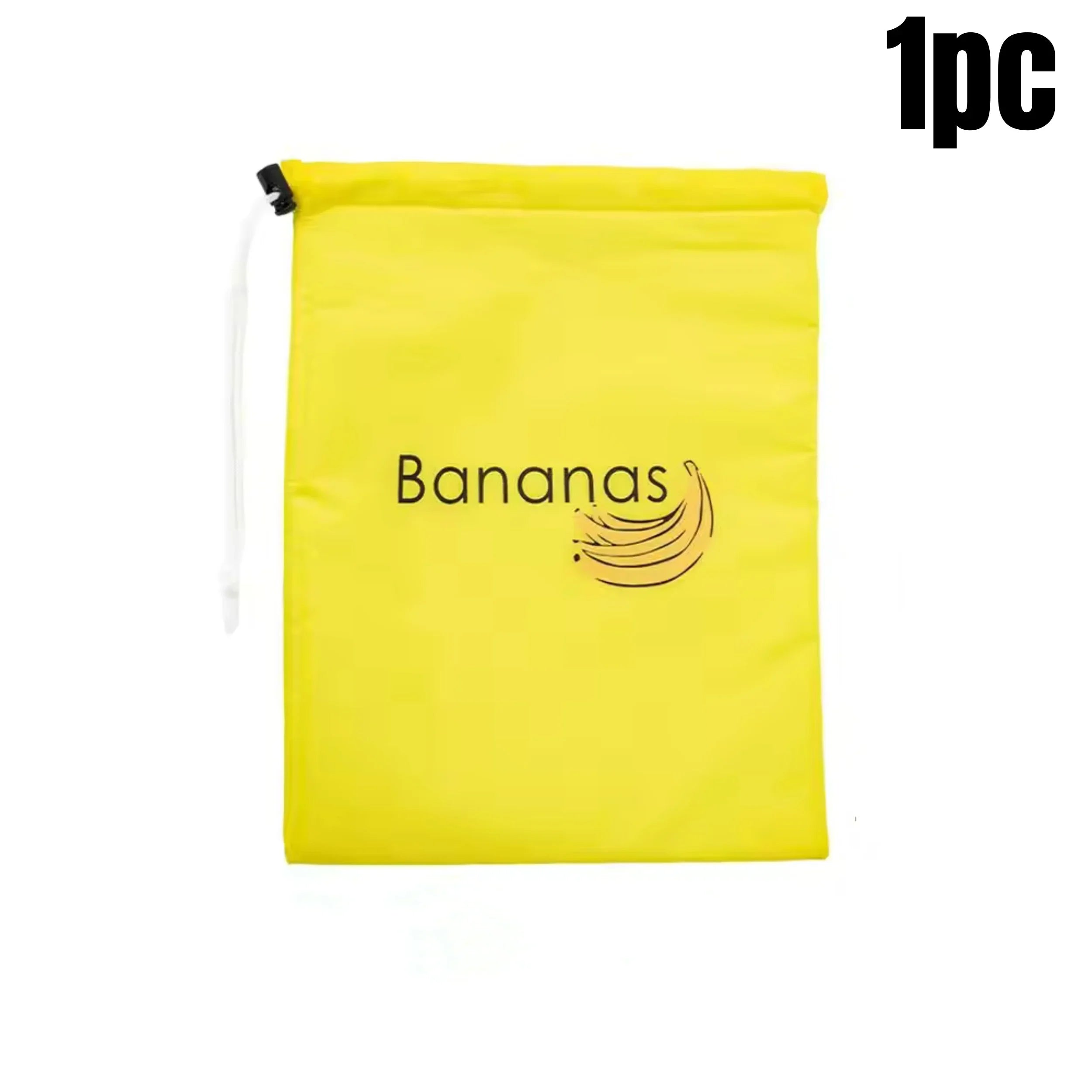 1Pcs Durable Yellow Banana Storage Bags Insulated Fruit Vegetable Fresh-keep Bundle Pocket Drawstring Banana Preserve Bag Econic Blanks