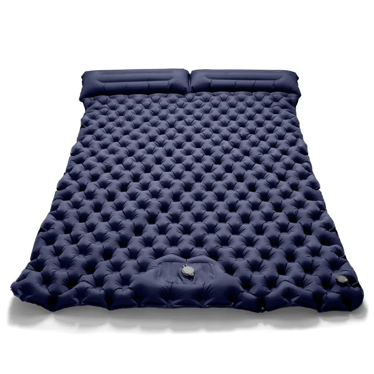 Outdoor Camping Double Inflatable Mattress Extra Wide Sleeping Pad Ultralight Folding Bed Sleeping Mat Car Travel Mat Econic Blanks