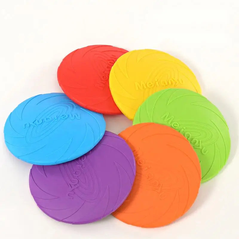 OUZEY Bite Resistant Flying Disc Toys For Dog Multifunction Pet Puppy Training Toys Outdoor Interactive Game Pet Dogs Products Econic Blanks