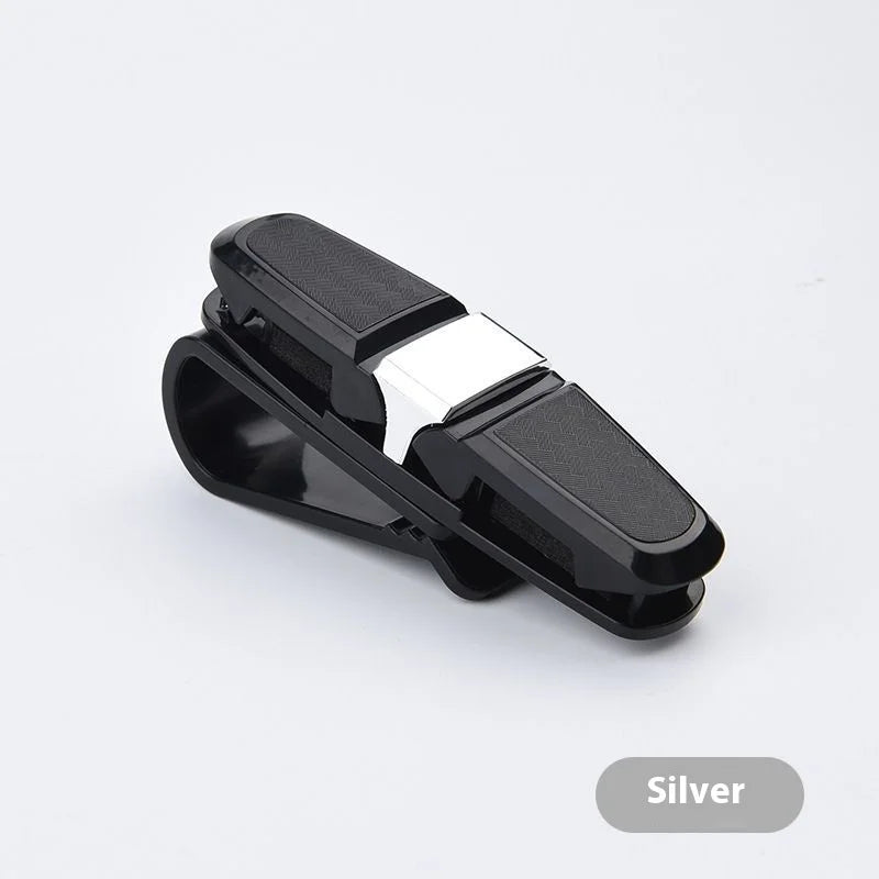 80-degree Rotating Multi-functional Car Eyeglass Storage Clip Bidirectional Automobile Eyeglass Clip Holder for Easy Access