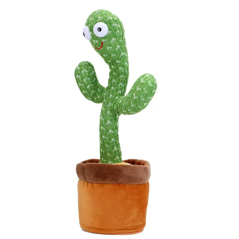 1pc Dancing Cactus Toy,Repeat Talking ,Song Speaker Wriggle Dancing Sing Talk, Plushie Stuffed ,Interaction and Decoration Econic Blanks
