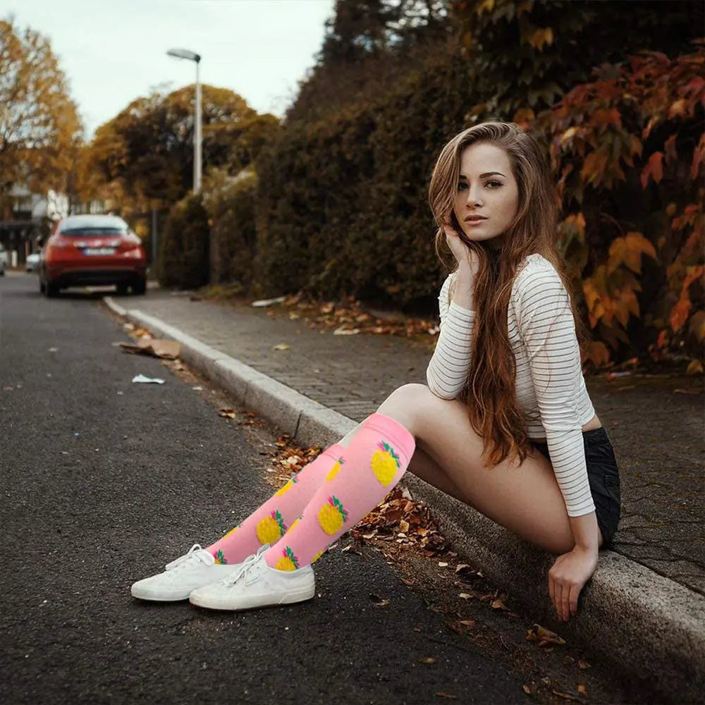 Compression Socks Varicose Veins Men's And Women's Sports Socks Football 20-30 Mmhg Elastic Anti Fatigue Pain Relief Wholesale Quick Pick Grocers