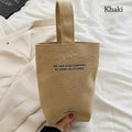 Casual Handbags Canvas Shoulder Crossbody Bags Large Capacity Shopper Bag  Letters Shoulder Crossbody Bags Purse Econic Blanks