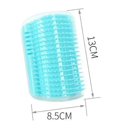 Cat Corner Brush Comb Massager for Cat Arch Plastic Scratcher Remove Hair Comb Grooming with Catnip Cat Self Cleaning Cat Supply Econic Blanks