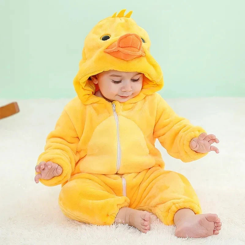 0 1 2 3 4 Years Kigurumi Pajamas for Toddler Baby Clothes Children Outfits Infant Dinosaur Unicorn Cat Robbit Cosplay Costumes Econic Blanks