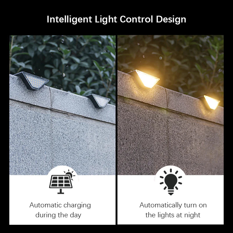8Pcs LED Solar Step Lights, Waterproof Outdoor Stair Lights, Solar Deck Lights Outdoor Solar Landscape Lighting for Yard, Patio Quick Pick Grocers