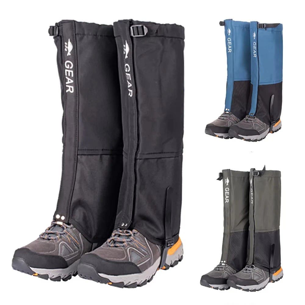 Outdoor Travel Leg Warmers Hiking Leg Gaiter Waterproof Legging Shoes Hunt Climbing Camping Winter Tourist Snow Foot Cover Quick Pick Grocers