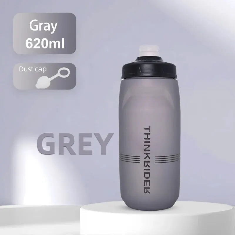 ThinkRider 620ml/750ml Bicycle Bottle MTB Road Bike Water Bottle Outdoor Sports Plastic Portable Large Capacity Drink Cycling Quick Pick Grocers