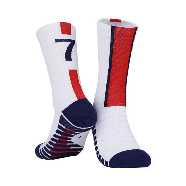 Yellow Number 10# 7# Kids Soccer Socks Blue Men's Football Sports Short Socks Outdoor Running Fast-drying Breathable Non-Slip Quick Pick Grocers