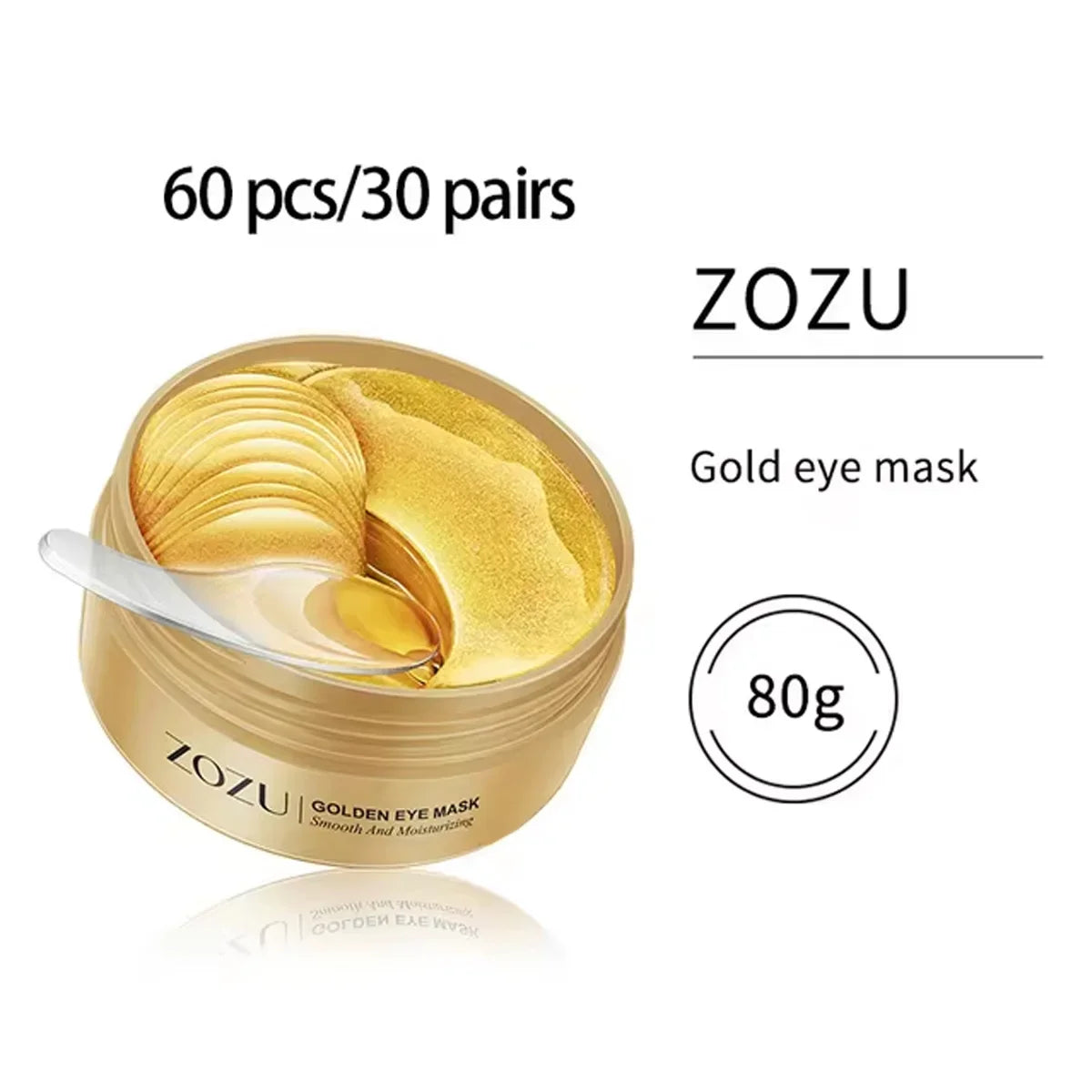 60PCS/120 PCS Eye Mask Avocado Gold Moisturize Firming Improve Eye Bags Eye Patches Anti Wrinkle Eye Patches for Dark Circles Quick Pick Grocers