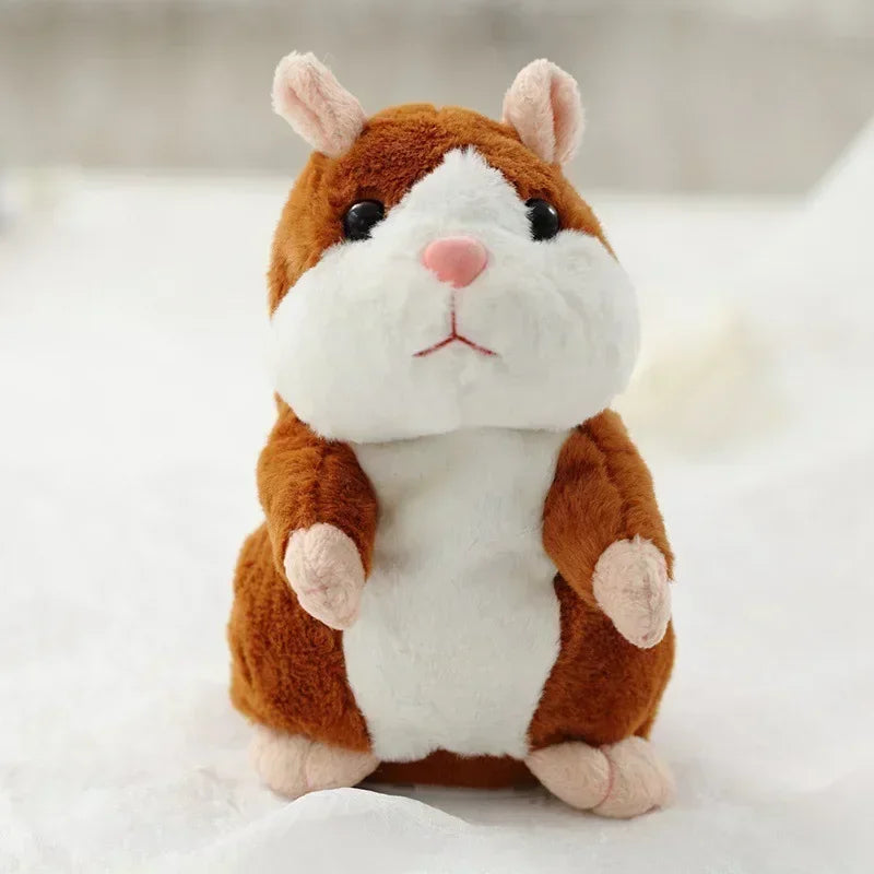 Learn To Imitate Talking Little Hamster Animal Plush Funny Toy Talking Nod Hamster Doll Soothing Crying Baby Toy Kids Gift Quick Pick Grocers