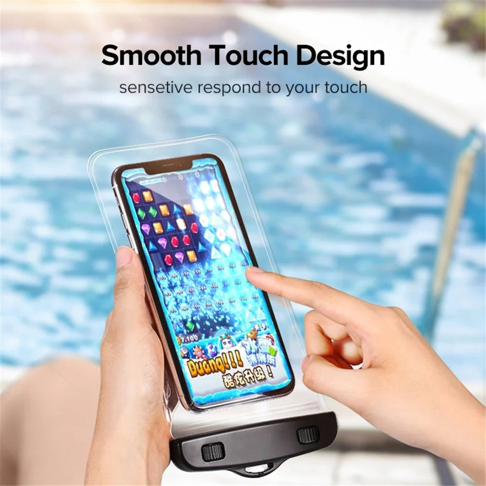 IP68 PVC waterproof phone case swimming water proof bag universal underwater phone protector pouch  cover for iPhone 15 14 13 Pr Quick Pick Grocers
