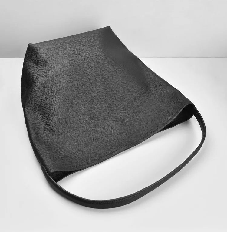 MENDY Bucket Bag Large Women's Bag Tote Bag Shoulder Bag Luxury Designer Genuine Leather Handbag Japanese Popular Bag Soft Row Quick Pick Grocers