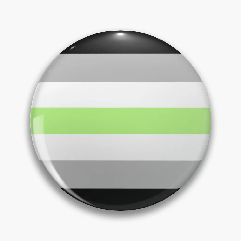 LGBT Rainbow Flag Button Pins Gay Lesbian Bisexual Trans Pansexual Symbol Tinplate Brooches Lapel Badges Backpack Jewelry 44mm Quick Pick Grocers