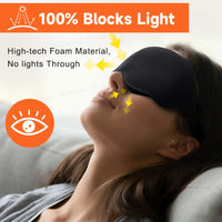 3D Sleeping Mask Block Out Light Sleep Mask For Eyes Soft Sleeping Aid Eye Mask for Travel Eyeshade Night Breathable Slaapmasker Quick Pick Grocers