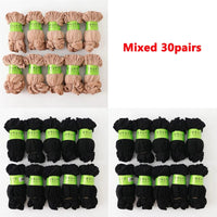Hot Sale! High Quality Women Velvet Socks Pack Female Summer Thin Silk Transparent Sexy Ankle Nylon Socks Set Quick Pick Grocers