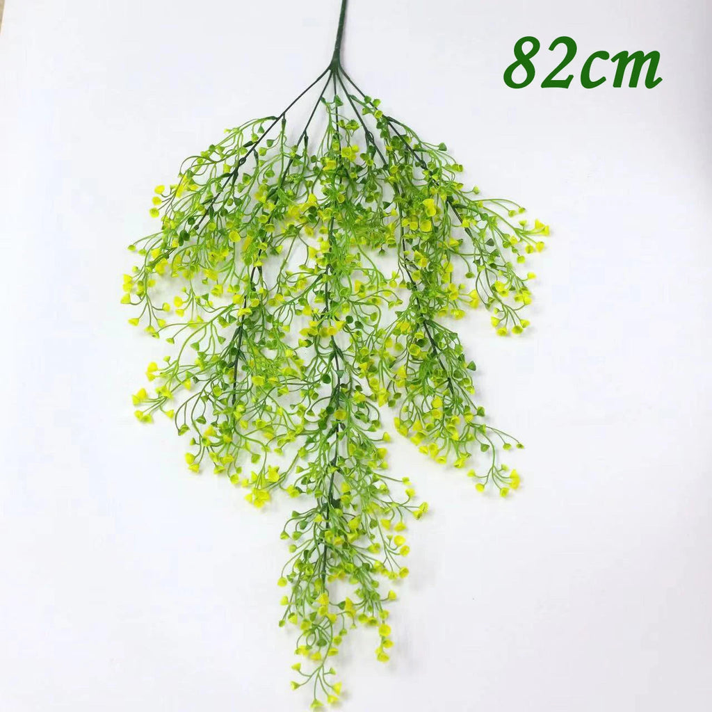 Hand Made Wicker Rattan Flower Planter Wall Hanging Wicker Rattam Basket Garden Vine Pot Plants Holder Garden Pots Wall Planter Quick Pick Grocers