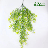 Hand Made Wicker Rattan Flower Planter Wall Hanging Wicker Rattam Basket Garden Vine Pot Plants Holder Garden Pots Wall Planter Quick Pick Grocers