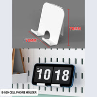Home Study Storage Pegboard: Suitable for Displaying Figurines, Desk-Top Standing & Clip-On Storage for Furniture Items Quick Pick Grocers
