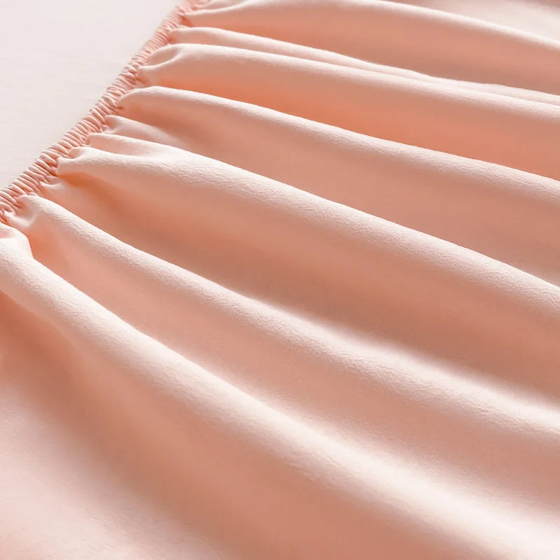 Soft Cotton Fitted Bed Sheet with Elastic Mattress Cover Quick Pick Grocers