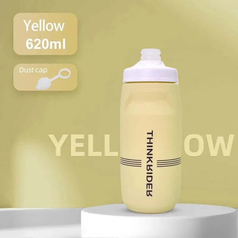 ThinkRider 620ml/750ml Bicycle Bottle MTB Road Bike Water Bottle Outdoor Sports Plastic Portable Large Capacity Drink Cycling Quick Pick Grocers