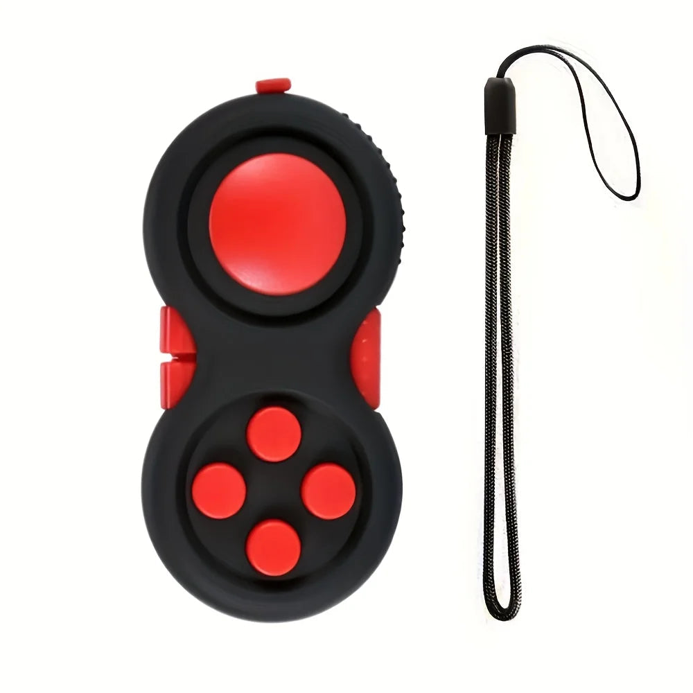 Fidget Pad with 8 Fidget Functions, Fidget Controller Stress Reducer, Fidget Toy Cube Relieves Stress and Anxiety Toys Quick Pick Grocers