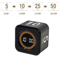 Productivity Timer Cube Timer Gravity Sensor LED Display 4Preset Productivity Time Kid Time Management Kitchen Tools Accessories Quick Pick Grocers