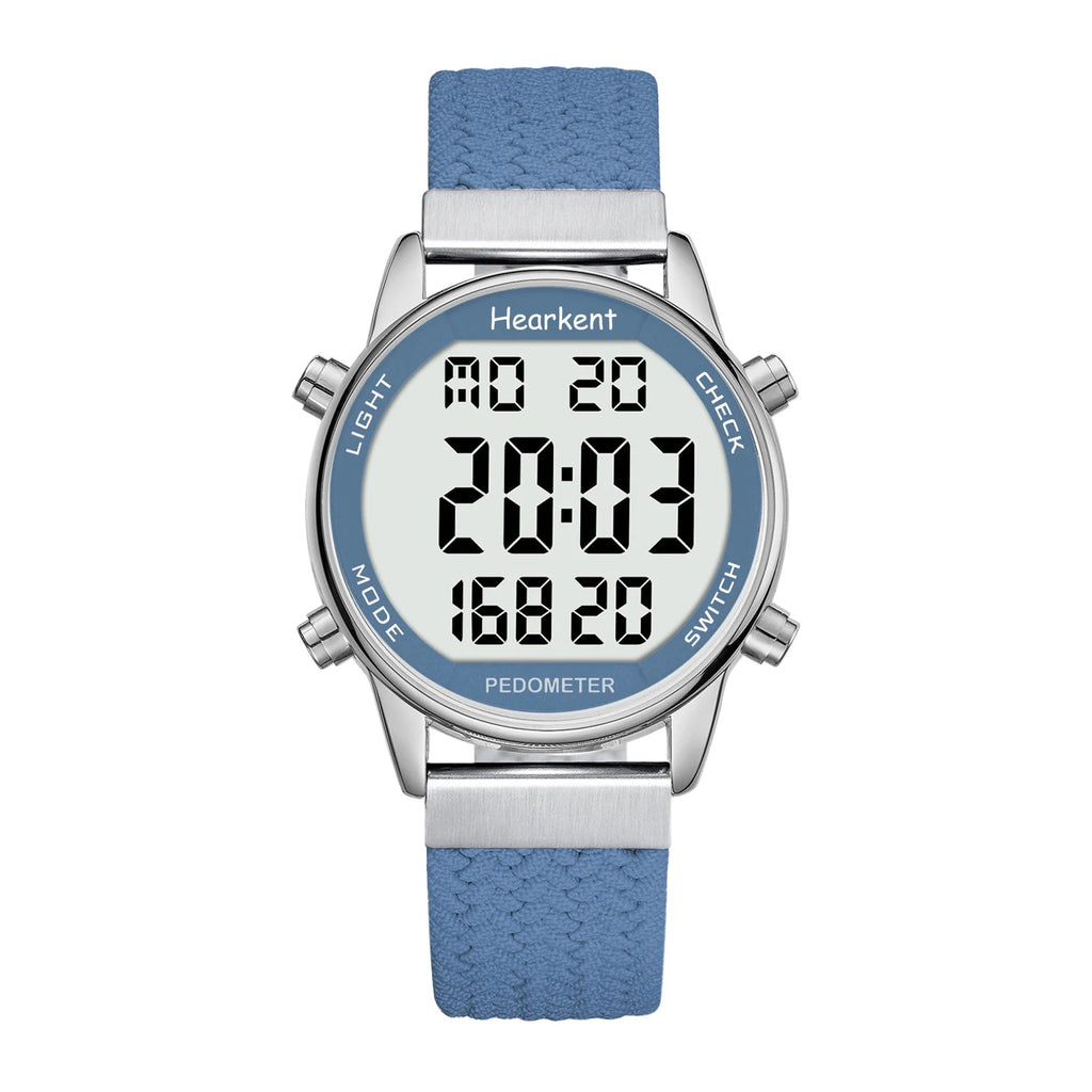 Hearkent Pedometer Sport Watches Step Counter Watch Women Digital Watches Calories Mile Stopwatch Countdown for Walking Tracker Quick Pick Grocers