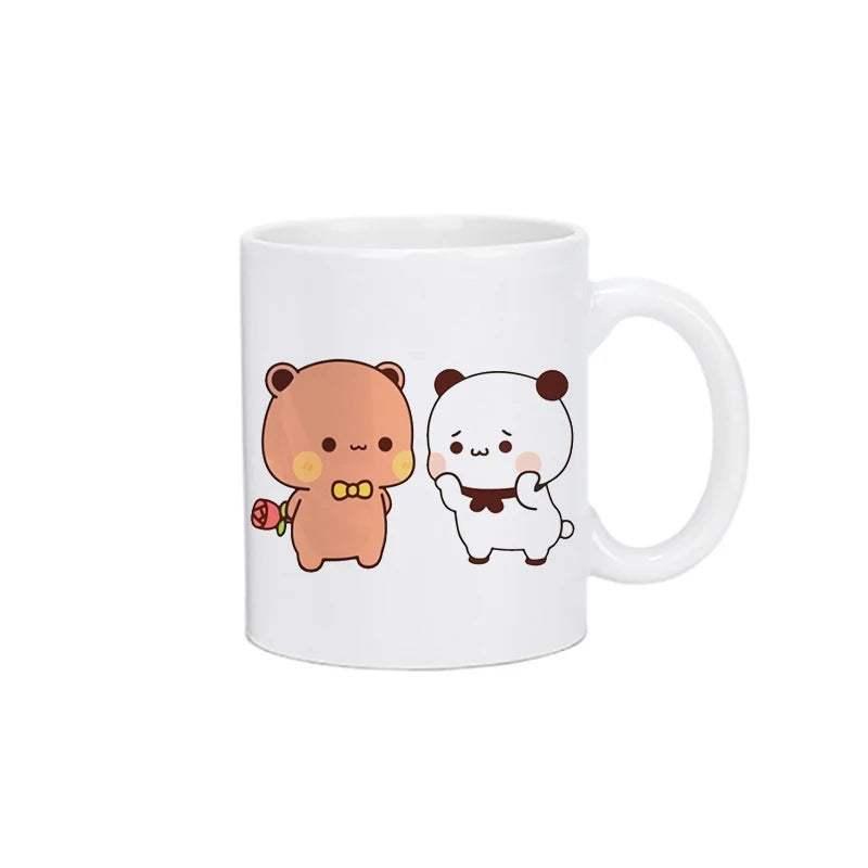 Panda Bear Bubu Dudu Coffee Milk Cup Mocha Cat Panda Bear Couple Christmas Mug Kawaii Cups Original Mugs Free Shipping Drinkware Quick Pick Grocers