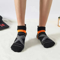 5 Pairs High Quality Socks Men Summer Outdoor Casual Cotton Socks Short Breathable Black Ankle Socks Run Sports Socks Size 38-45 Quick Pick Grocers