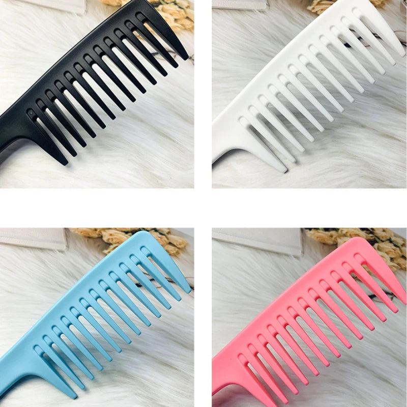 Hairdress Comb Heat Resistant Woman Wet Hook Curly Hair Brushes Pro Salon Dyeing Styling Tools Coarse Wide Spikes Tooth Quick Pick Grocers