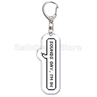 Gay Pride LGBT Rainbow Acrylic Keychain LGBTQ Transparent Double Sided Key Chain Key Ring Lesbian Keychains for Friends Gift Quick Pick Grocers