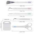 6pcs/set Craft Vinyl Weeding Tools Set Scrapbook DIY Silhouette Relief Carving Tool Kit For Cricut Maker Silhouettes Hand Tools Econic Blanks
