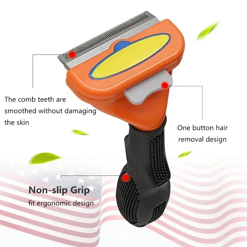 Cat Hair Removal Comb Cat Brush Pet Grooming Brush Dog Comb Cat Hair Massage Comb Cat Hair Remover Cleaning Grooming Cat Combs Econic Blanks