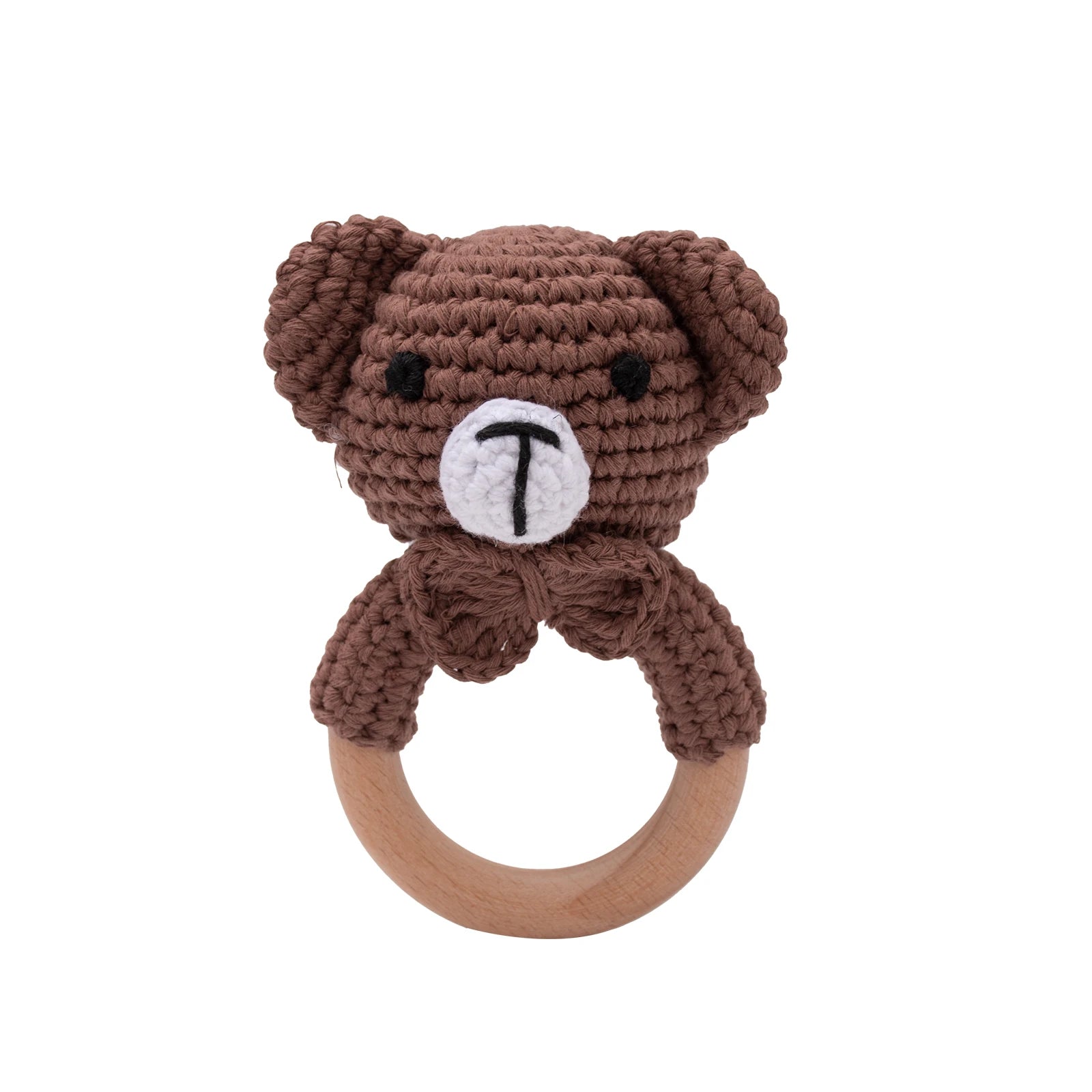 Baby Toys Crochet Animal Rattle Cartoon Music Rattle Toys for Baby Kawaii Teether Rattle Baby Toy 0 12 Months Montessori Toys Purest Peak